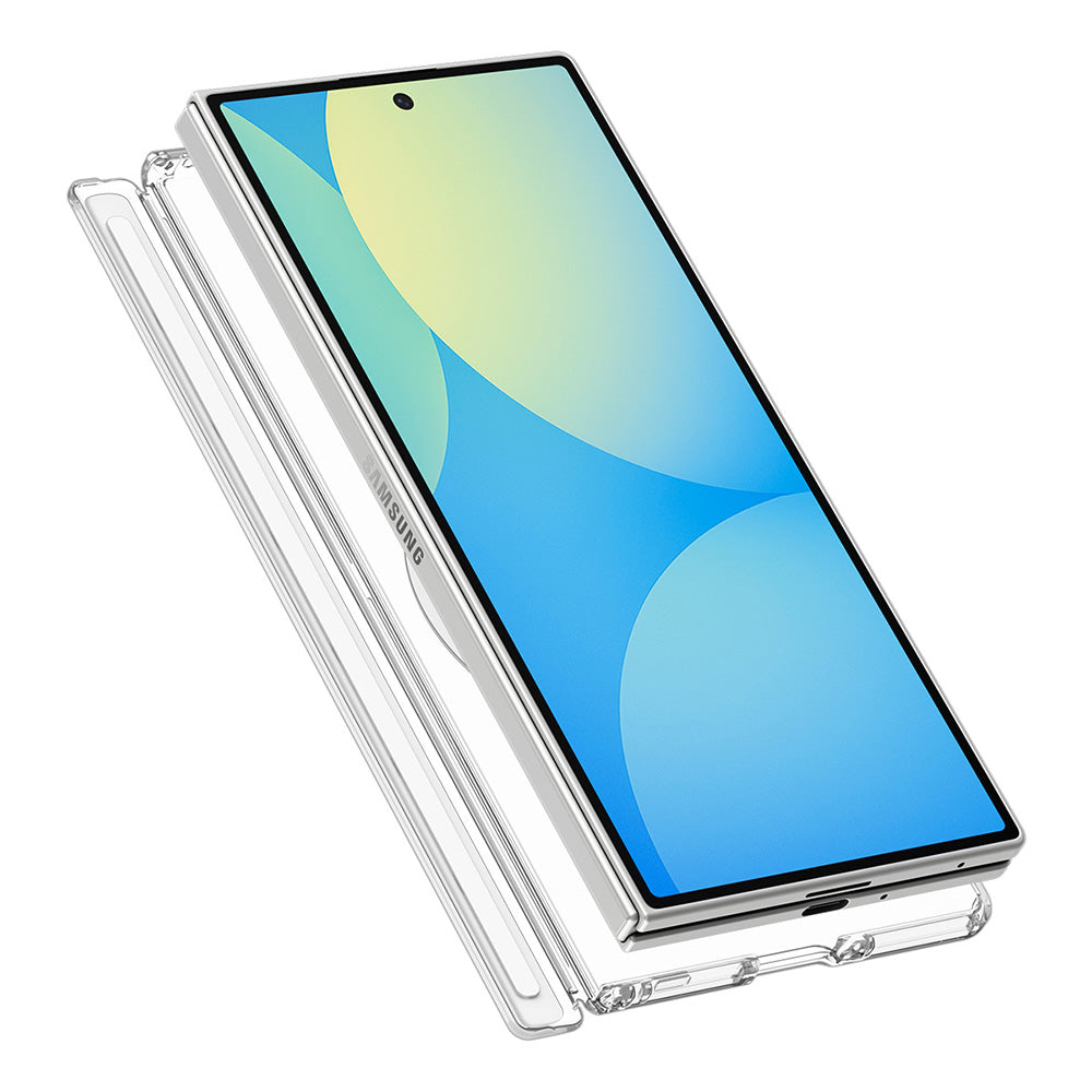 Husă Spigen Ultra Hybrid Pro MagSafe Galaxy Z Fold8 Ultra – Transparent / Alb – imagine 9