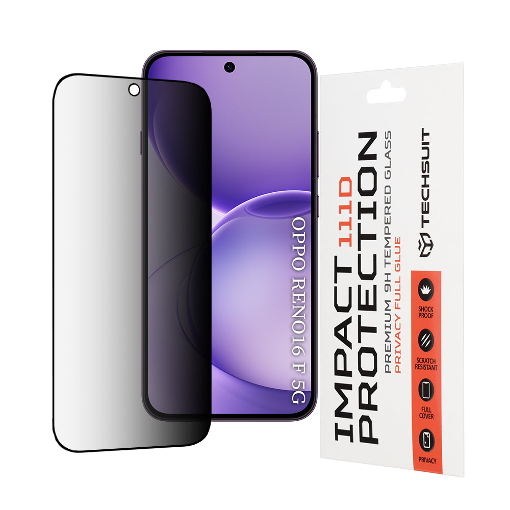 Folie privacy Techsuit Oppo Reno16 F / Reno16 FS, anti-spion – imagine 1