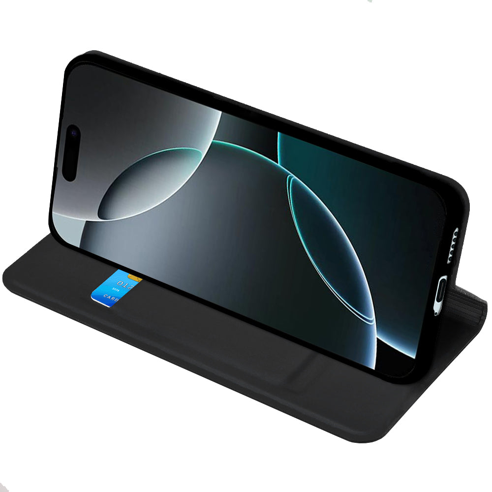 Husă Oppo Reno16 flip Techsuit Magskin Book, negru – imagine 2