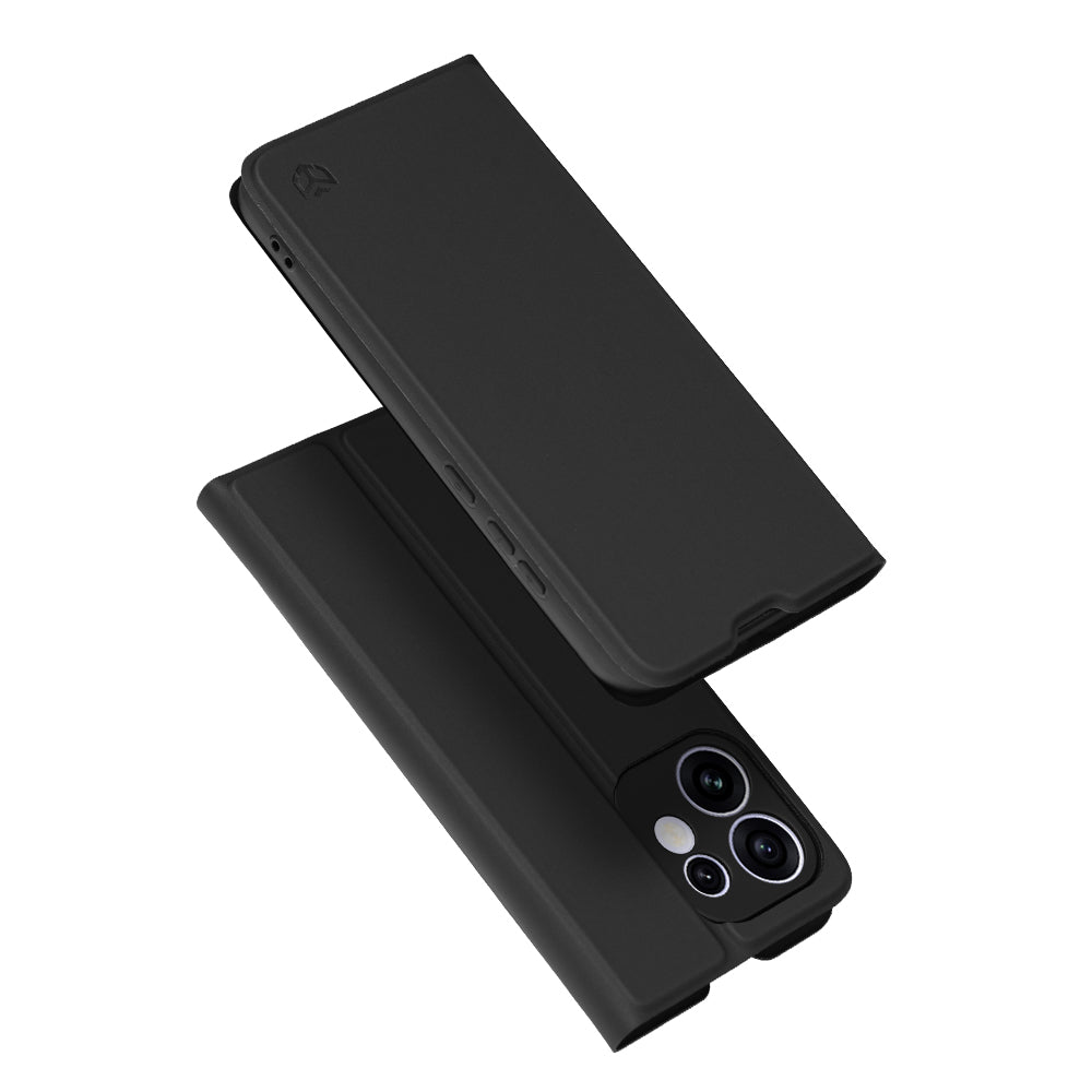 Husă Oppo Reno16 flip Techsuit Magskin Book, negru – imagine 1