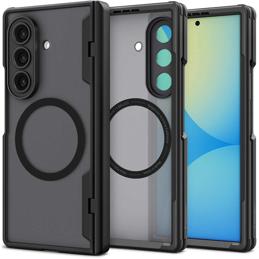Husă Spigen Ultra Hybrid Pro MagSafe Galaxy Z Fold8 Ultra – Frost Black (negru mat translucid) – imagine 1