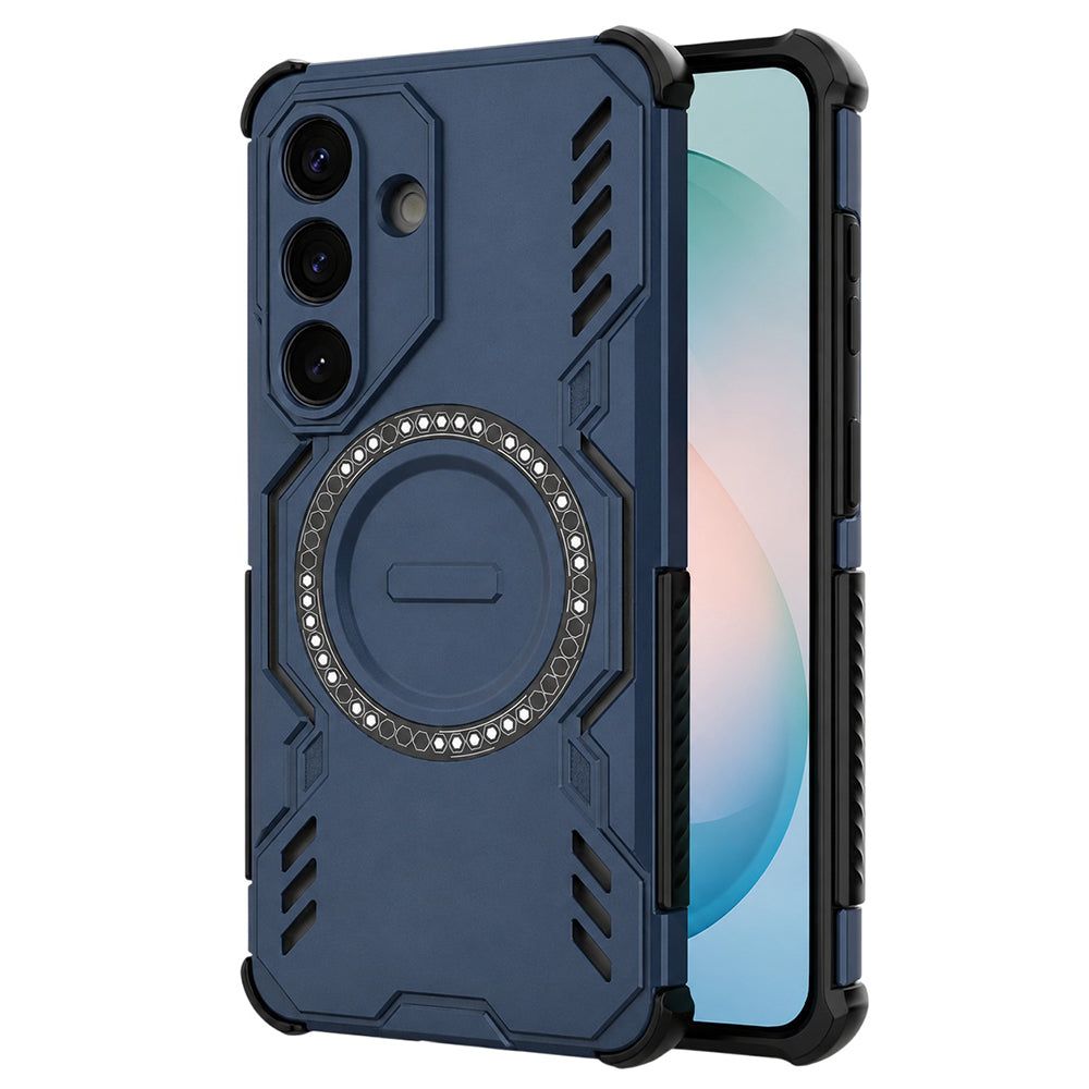 Husă Techsuit ArmorMag MagSafe Galaxy S26 Plus – Albastru – imagine 5