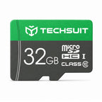 Card microSDHC 32 GB Class 10, adaptor SD, verde – Techsuit – imagine 3