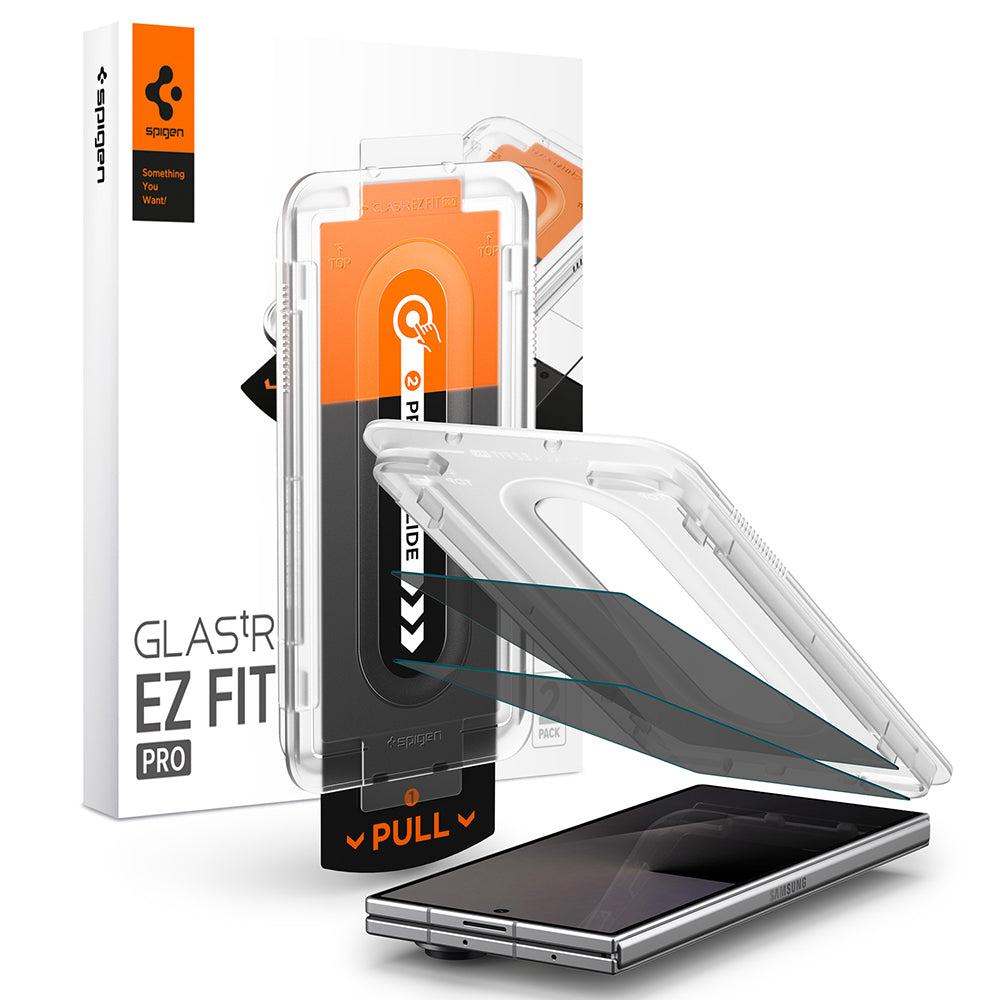 Folie de sticlă privacy Spigen Glas.tR EZ Fit Pro pentru Samsung Galaxy Z Fold7 / Z Fold8 Ultra – imagine 1