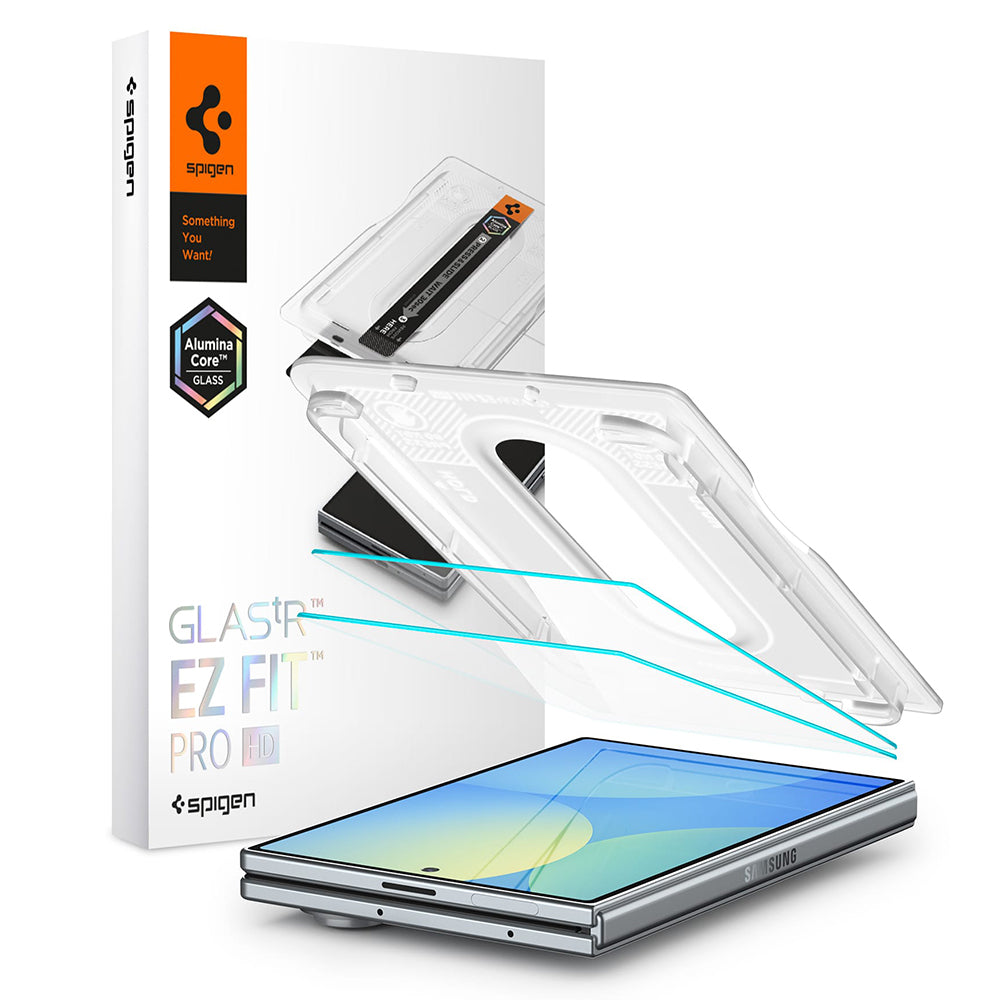 Folie de sticlă Spigen Glas.tR EZ Fit Pro HD pentru Samsung Galaxy Z Fold8 – 2 folii – imagine 8