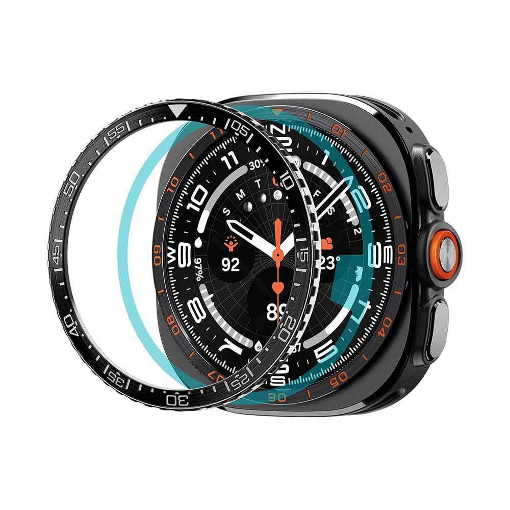 Inel lunetă din oțel inoxidabil Spigen Bezel Tune Diver Samsung Galaxy Watch Ultra 2 – imagine 1