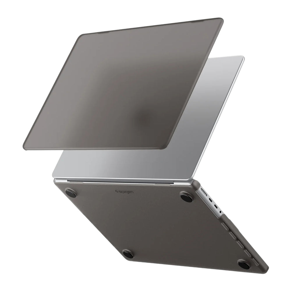 Husă Spigen Airskin MacBook Pro 16" (2021 – 2026) – Negru mat (Frost Black) – imagine 8