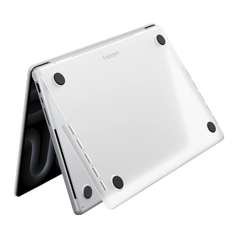 Husă Spigen Airskin MacBook Pro 16" (2021 – 2026) – Transparent mat (Frost Clear) – imagine 4