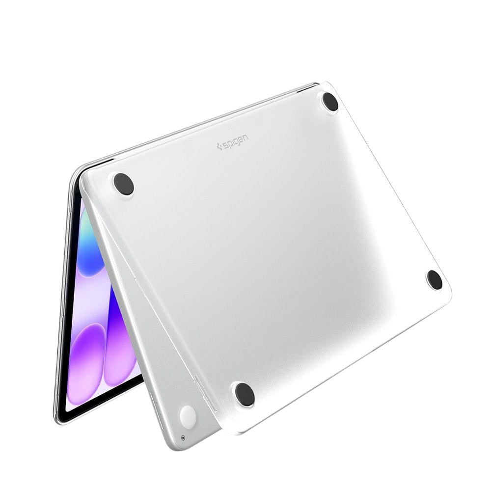 Husă Spigen Airskin MacBook Neo 13" – Transparent mat (Frost Clear) – imagine 4