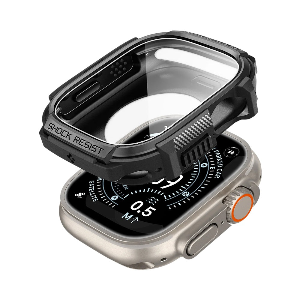 Husă Spigen Rugged Armor, cu folie de ecran Apple Watch Ultra / Ultra 2 / Ultra 3 / Ultra 4 (49 mm) – imagine 4