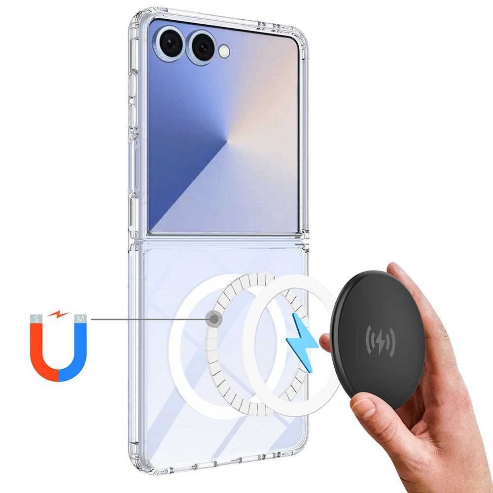 Husă transparentă Techsuit MagSafe Pro Galaxy Z Flip8 – imagine 4