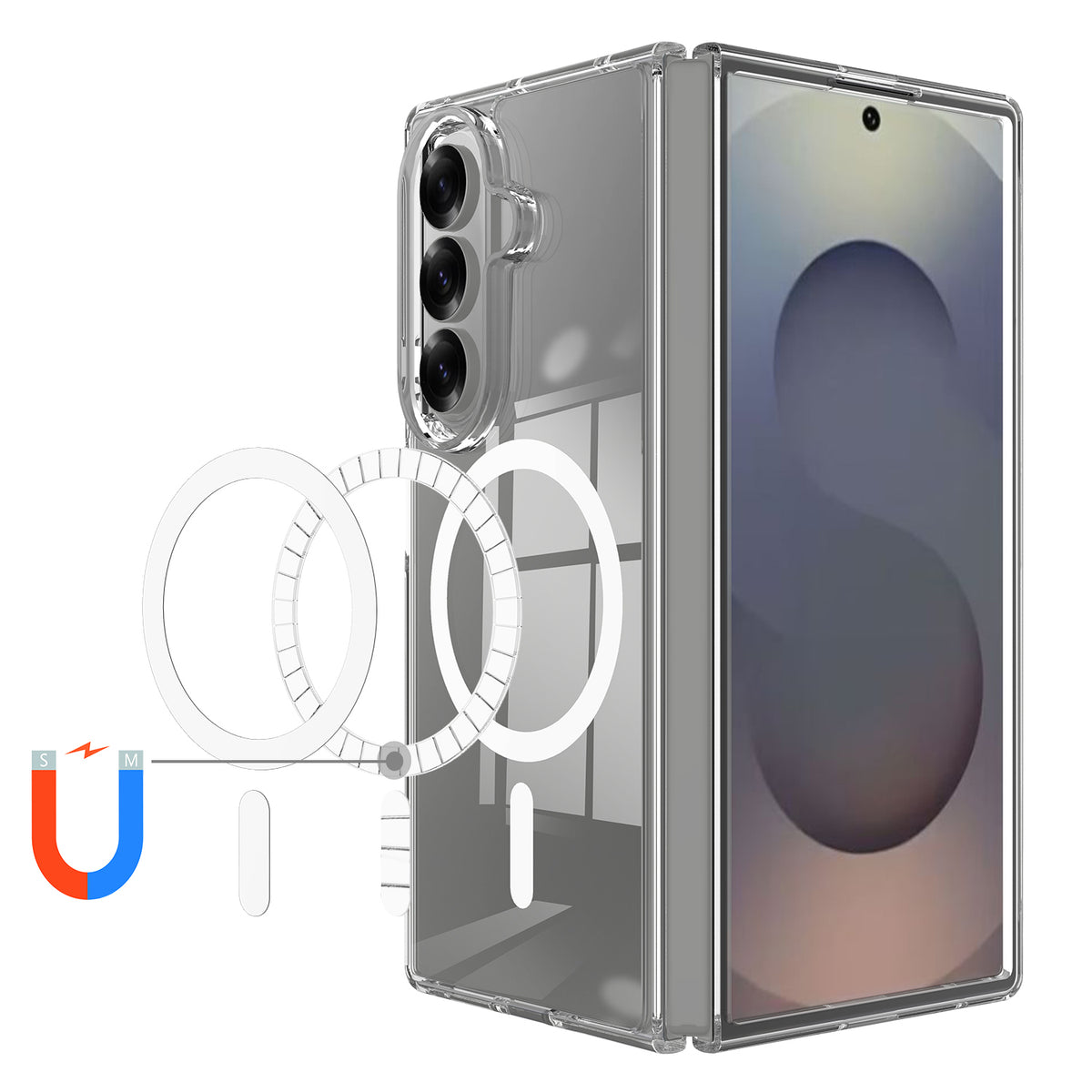 Husă transparentă Techsuit MagSafe Pro Galaxy Z Fold8 Ultra – imagine 5