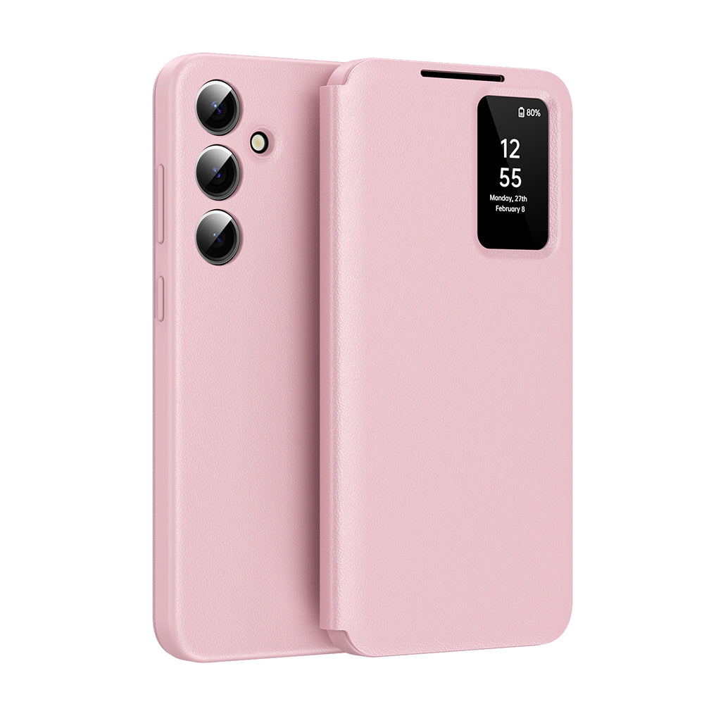 Husă flip Techsuit SmartView Galaxy S26 FE – Roz – imagine 9
