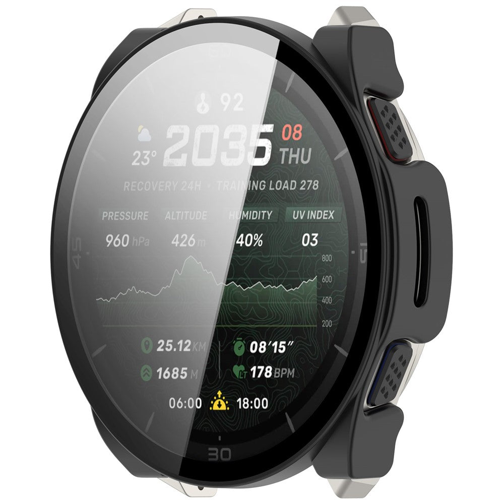 Husă cu folie Amazfit Cheetah 2 Ultra Techsuit Defense360 Pro, negru – imagine 3