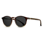 Ochelari de soare rotunzi polarizați bărbați, TR90 – Techsuit 31235 – Gri – imagine 4