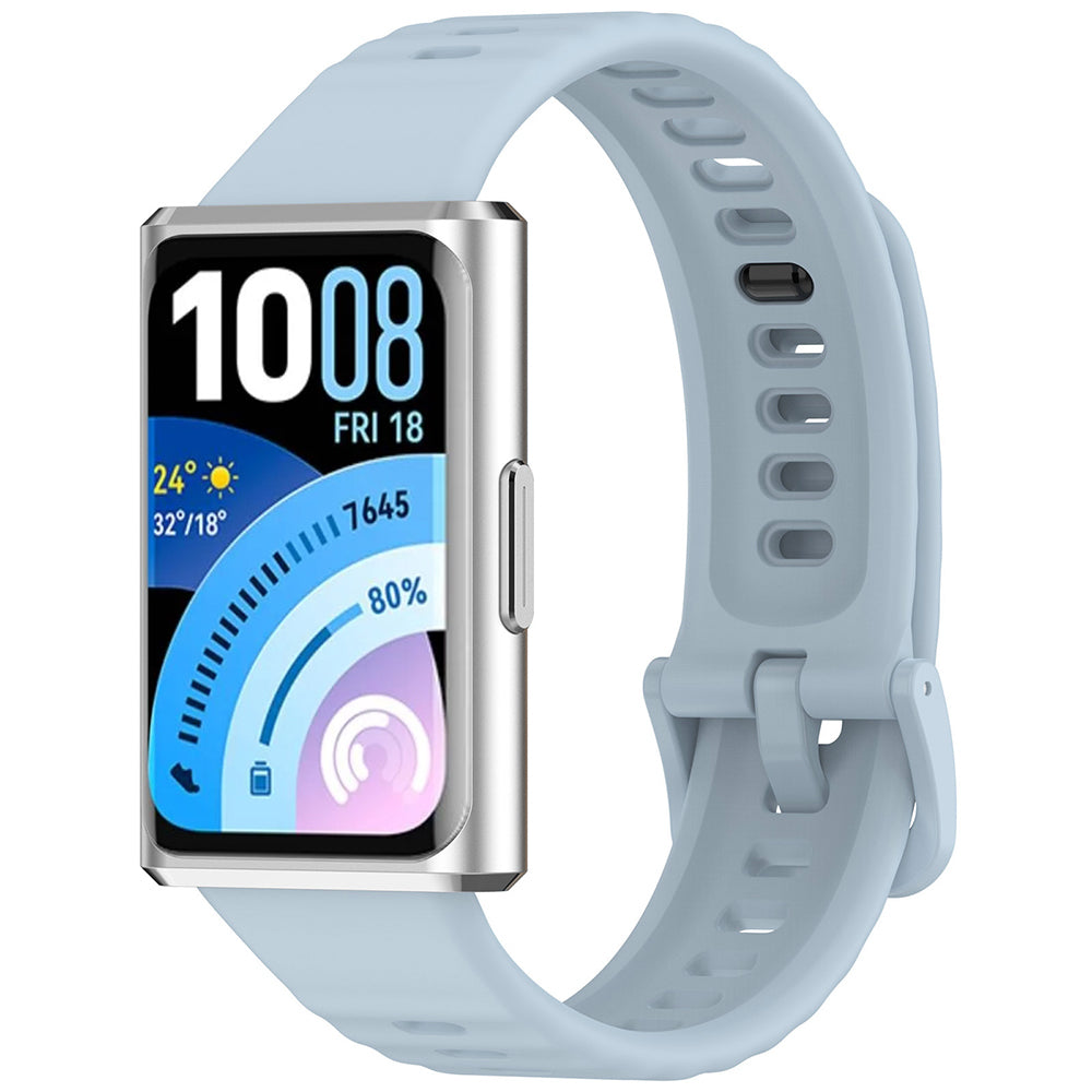 Curea Huawei Band 11 Techsuit W082, silicon, albastru deschis – imagine 2