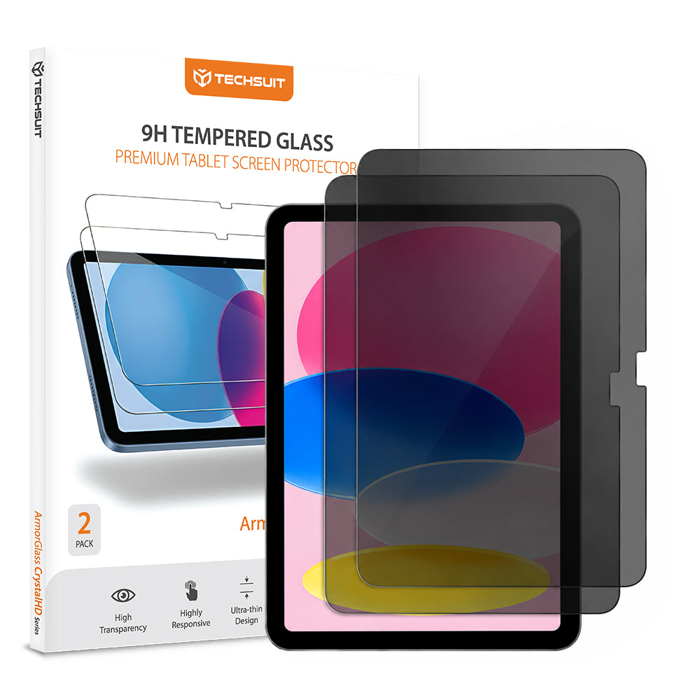 Folie sticlă iPad 10 10.9 / 11 Techsuit ArmorGlass CrystalHD, 2 buc. – imagine 1