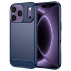 Husă Techsuit Carbon Silicone iPhone 18 Pro / 17 Pro – Albastru – imagine 1