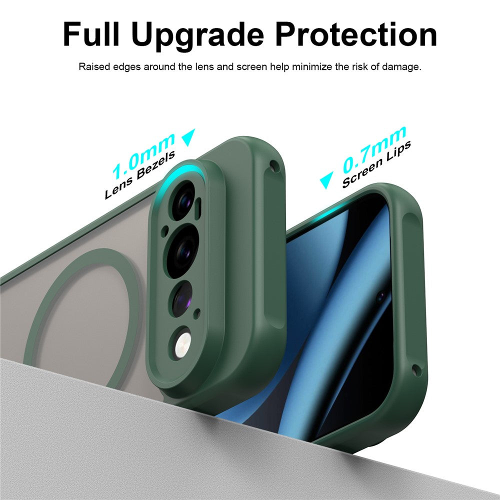 Husă Google Pixel 11 Pro Techsuit HaloFrost II MagSafe, verde – imagine 2