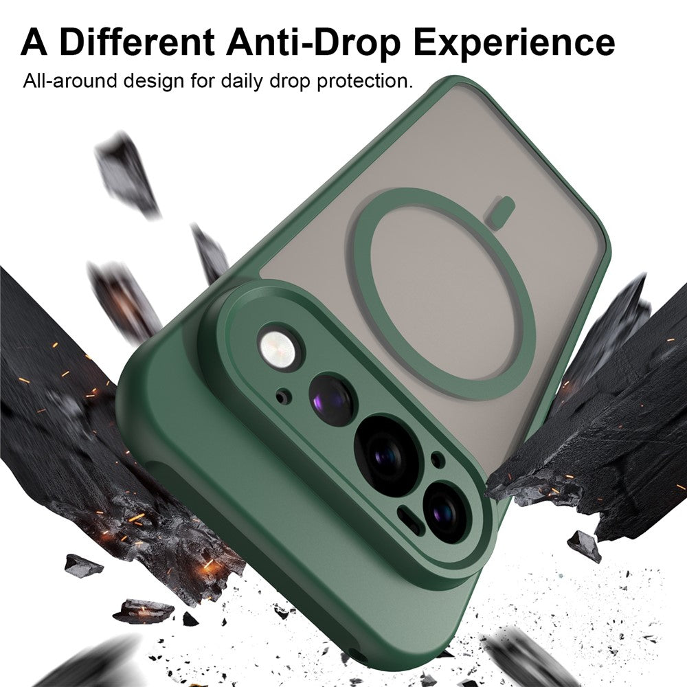 Husă Google Pixel 11 Pro Techsuit HaloFrost II MagSafe, verde – imagine 4