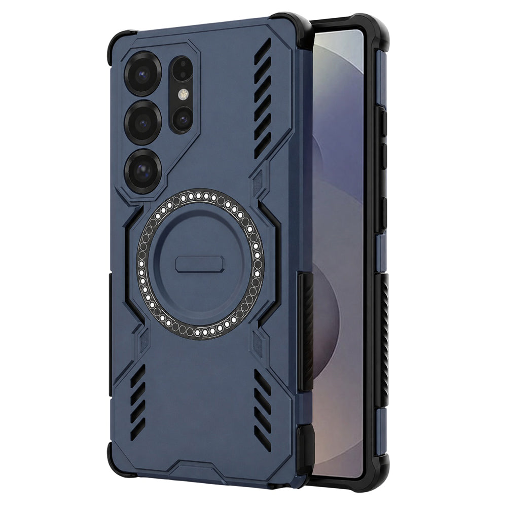 Husă Techsuit ArmorMag MagSafe Galaxy S25 Ultra – Albastru – imagine 1
