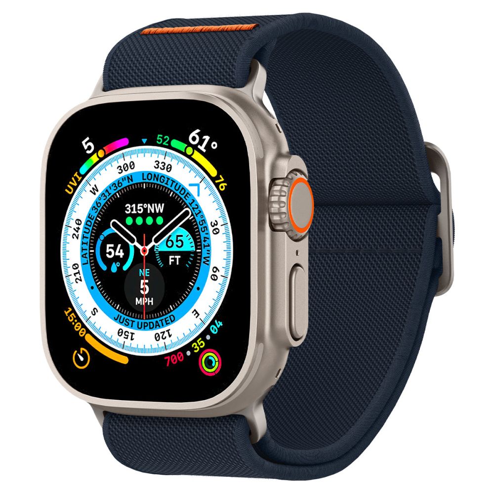 Curea textilă Spigen Lite Fit Ultra Apple Watch 42 / 44 / 45 / 46 / 49 mm – Bleumarin – imagine 7