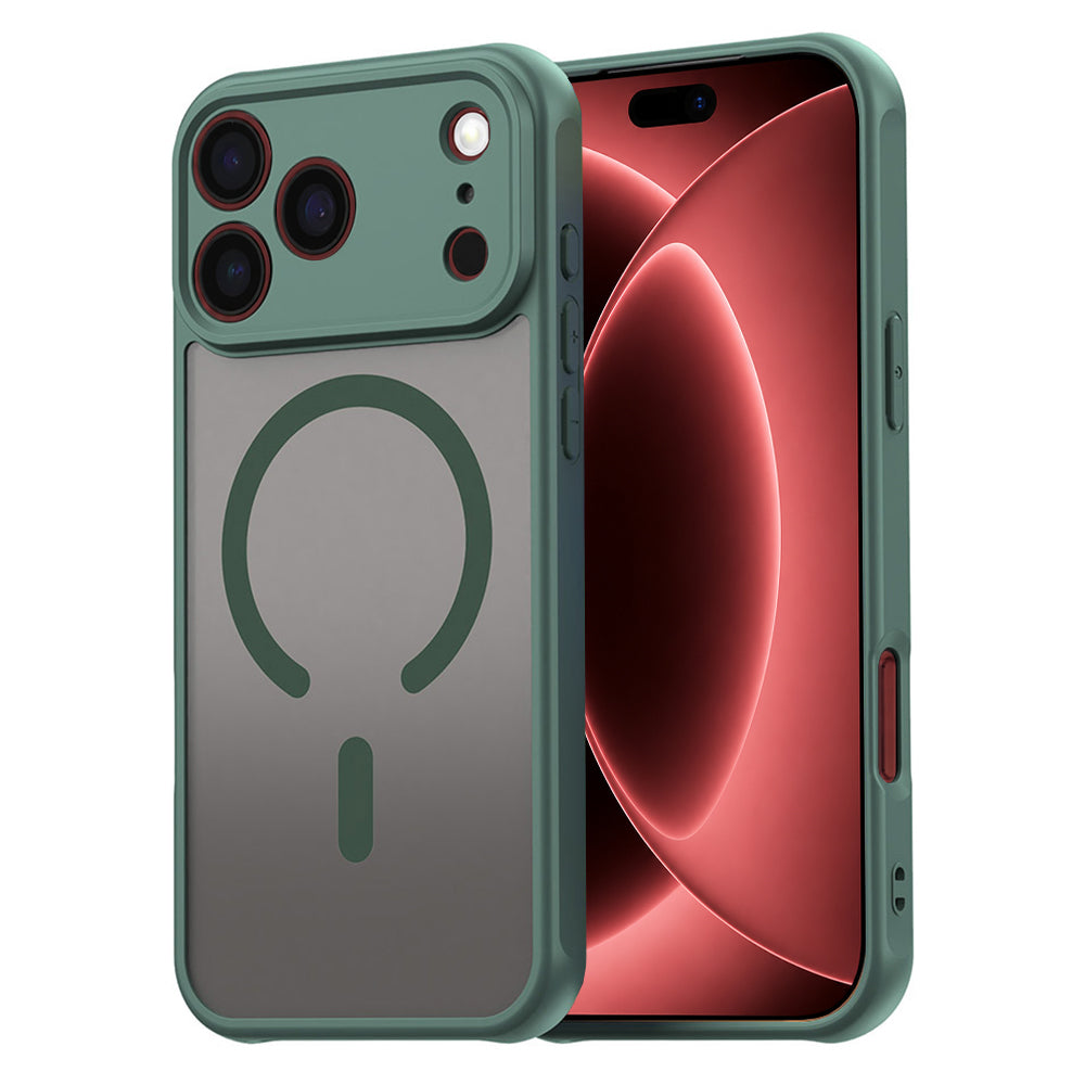 Husă Techsuit HaloFrost II MagSafe iPhone 18 Pro Max / 17 Pro Max – Verde – imagine 1