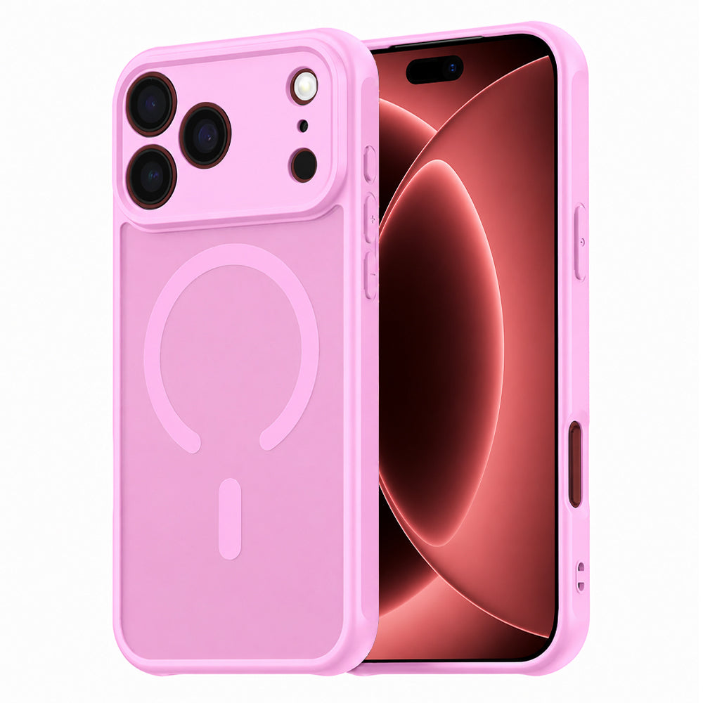 Husă Techsuit HaloFrost II MagSafe iPhone 18 Pro Max / 17 Pro Max – Roz – imagine 5
