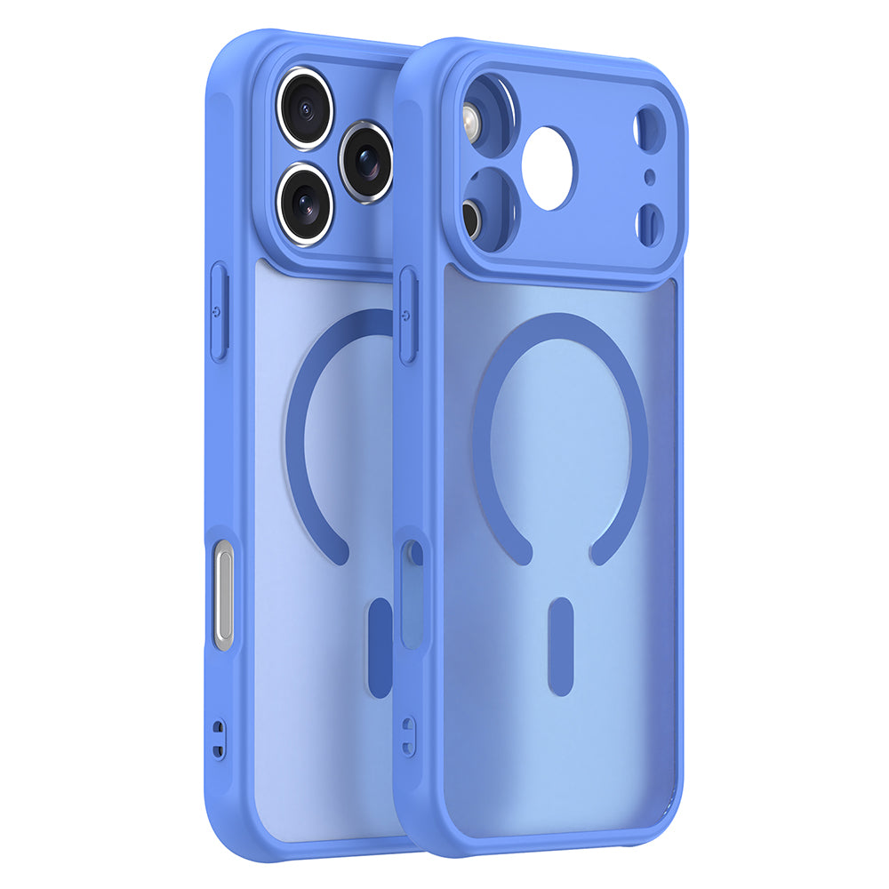 Husă Techsuit HaloFrost II MagSafe iPhone 18 Pro / 17 Pro – Bleu – imagine 20