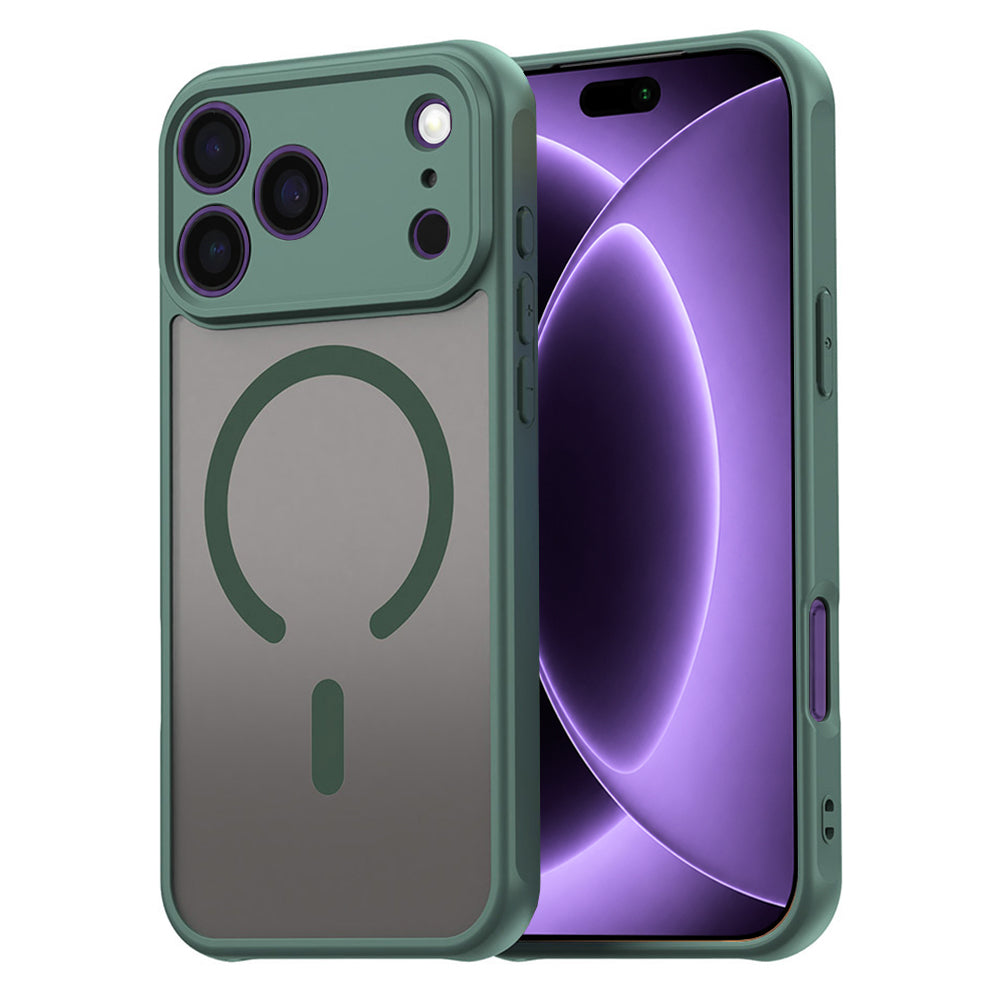 Husă Techsuit HaloFrost II MagSafe iPhone 18 Pro / 17 Pro – Verde – imagine 5
