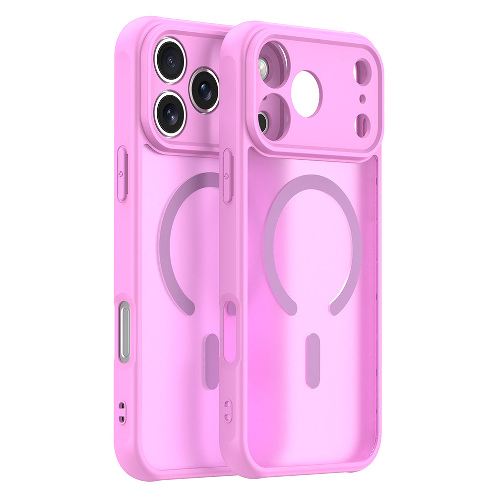Husă Techsuit HaloFrost II MagSafe iPhone 18 Pro / 17 Pro – Roz – imagine 10