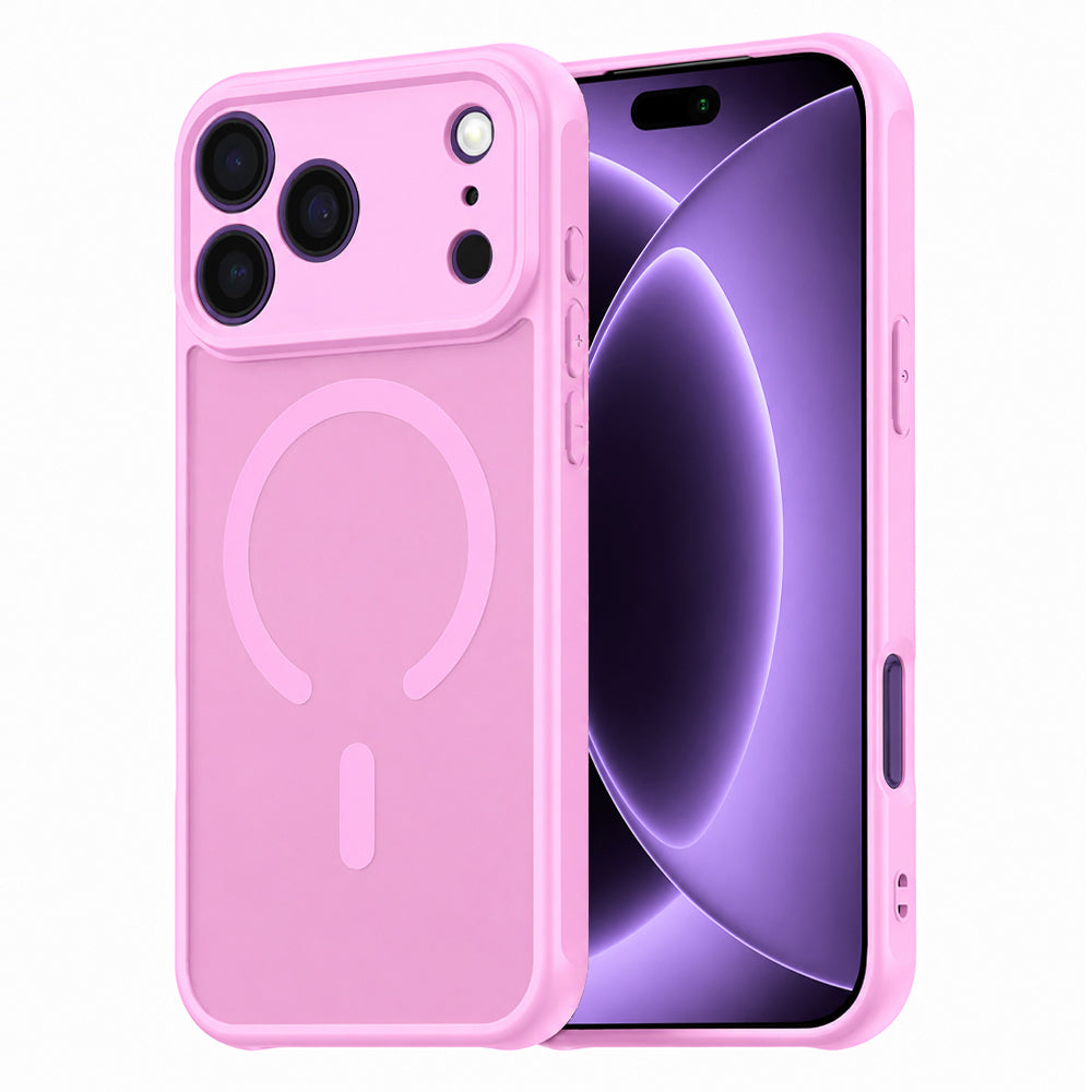 Husă Techsuit HaloFrost II MagSafe iPhone 18 Pro / 17 Pro – Roz – imagine 9