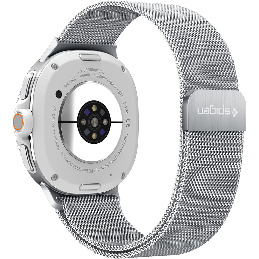 Curea din plasă de oțel inoxidabil Spigen Metal Fit Samsung Galaxy Watch9 / Watch8 / Watch8 Classic – imagine 1