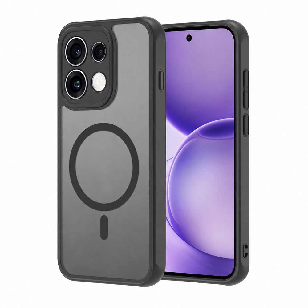 Husă Oppo Reno16 F / Reno16 FS Techsuit HaloFrost II MagSafe, negru – imagine 1