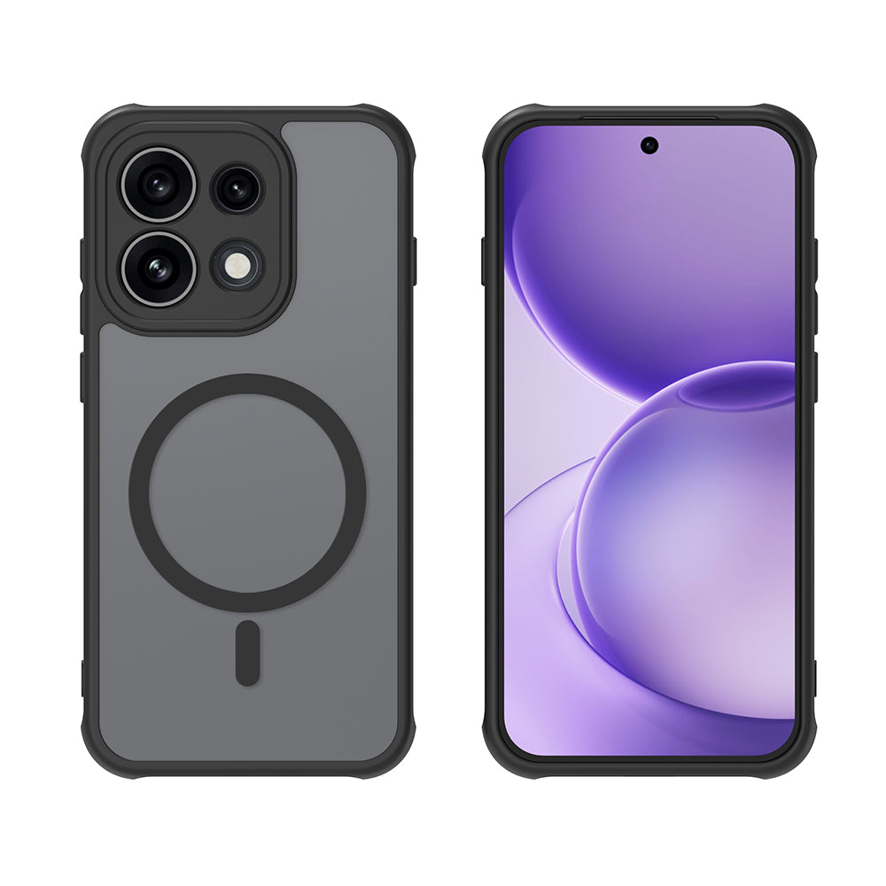 Husă Oppo Reno16 F / Reno16 FS Techsuit HaloFrost II MagSafe, negru – imagine 6