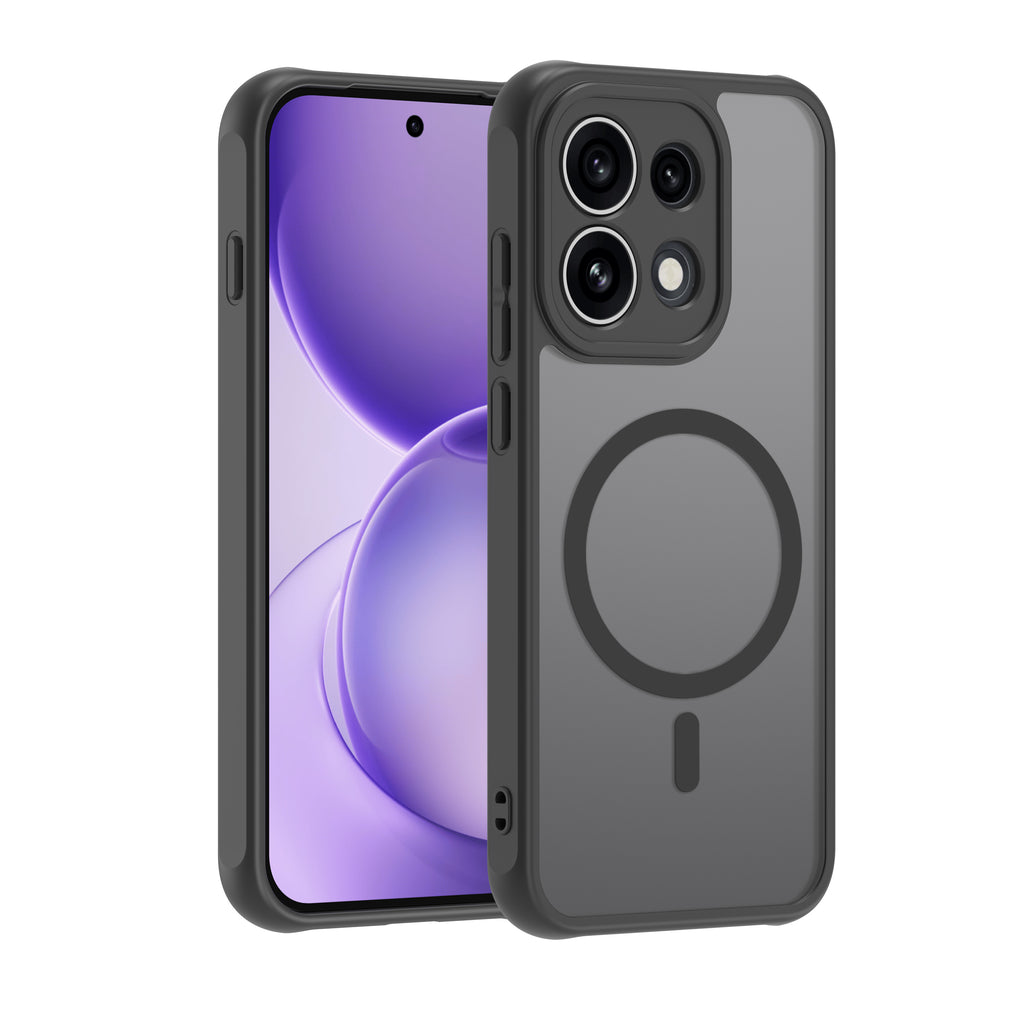 Husă Oppo Reno16 F / Reno16 FS Techsuit HaloFrost II MagSafe, negru – imagine 4