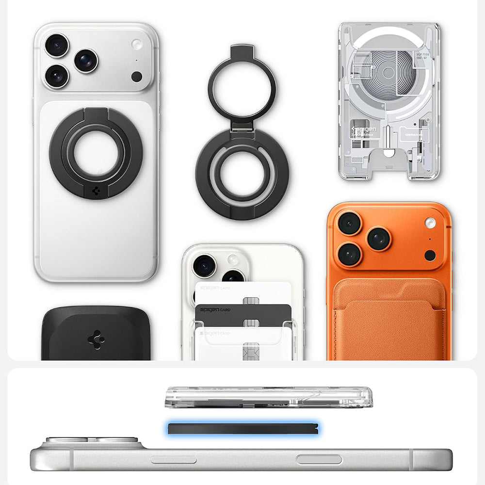 Inel MagSafe Spigen Dual Pop S – Gri – imagine 11