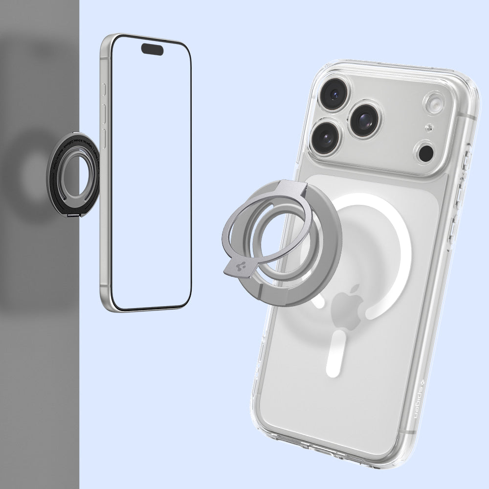 Inel MagSafe Spigen Dual Pop S – Gri – imagine 10