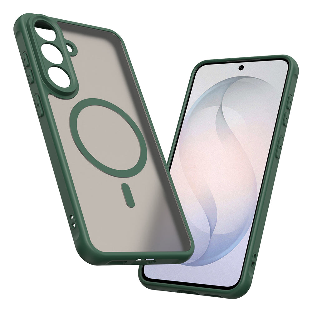 Husă Techsuit HaloFrost II MagSafe Galaxy S26 FE – Verde – imagine 9
