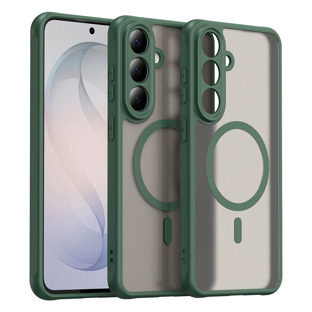 Husă Techsuit HaloFrost II MagSafe Galaxy S26 FE – Verde – imagine 8
