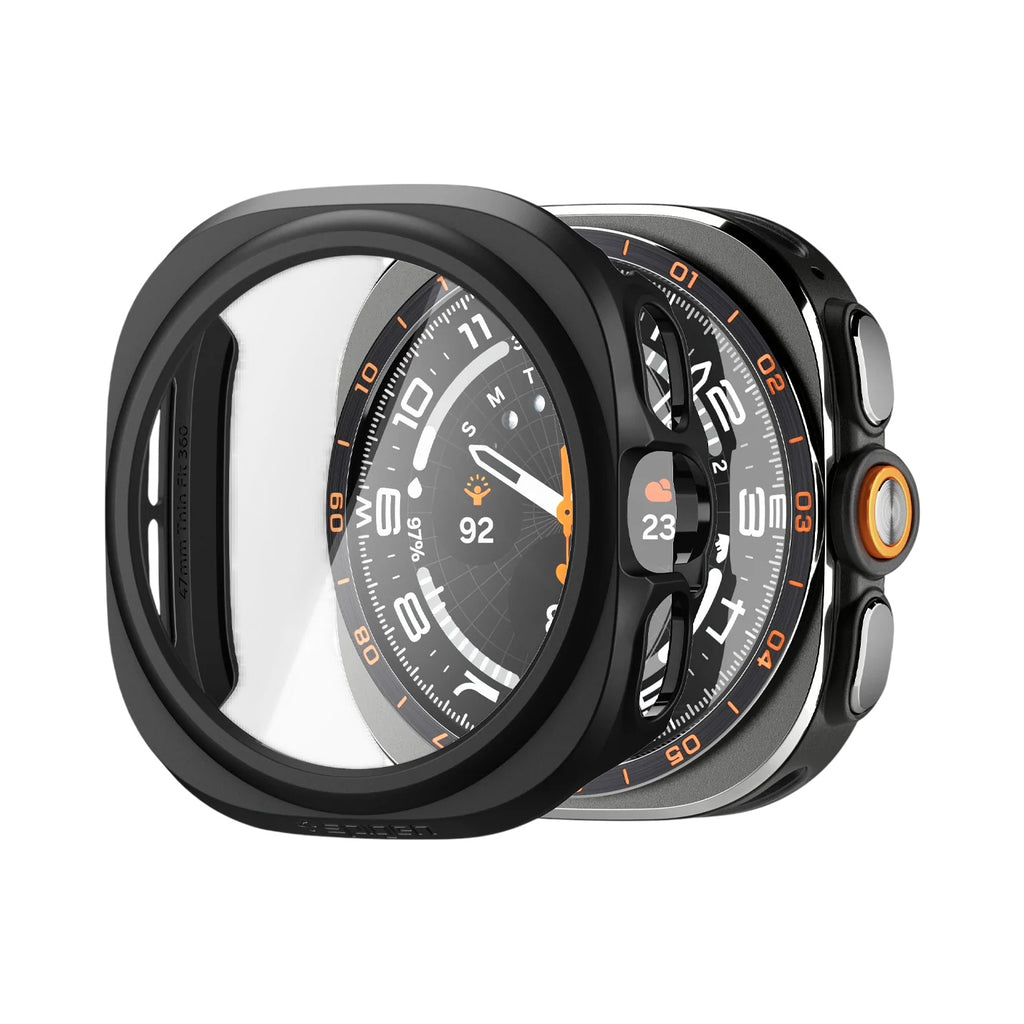 Husă Spigen Thin Fit 360 cu sticlă de protecție integrată Samsung Galaxy Watch Ultra 2 – imagine 2
