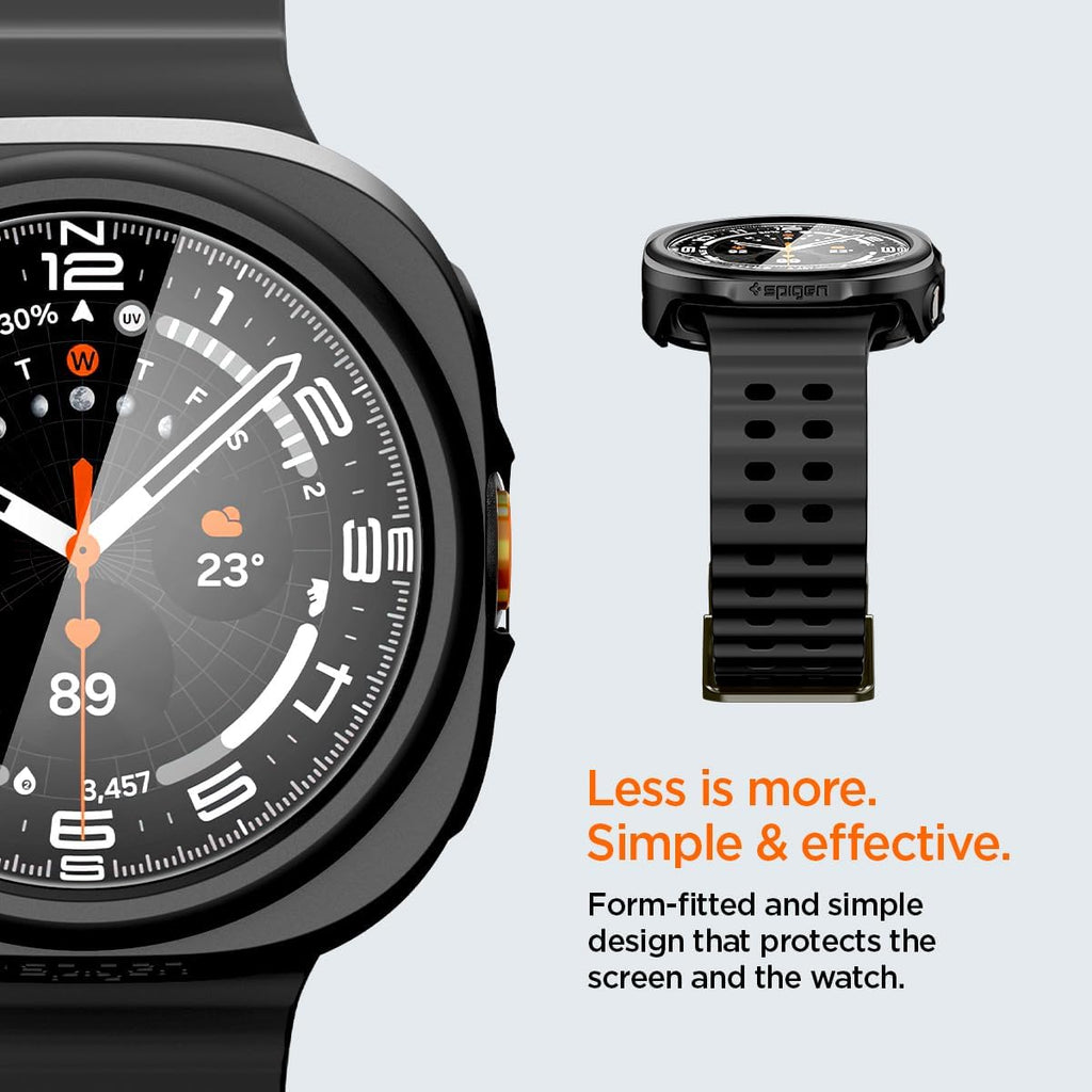Husă Spigen Thin Fit 360 cu sticlă de protecție integrată Samsung Galaxy Watch Ultra 2 – imagine 7