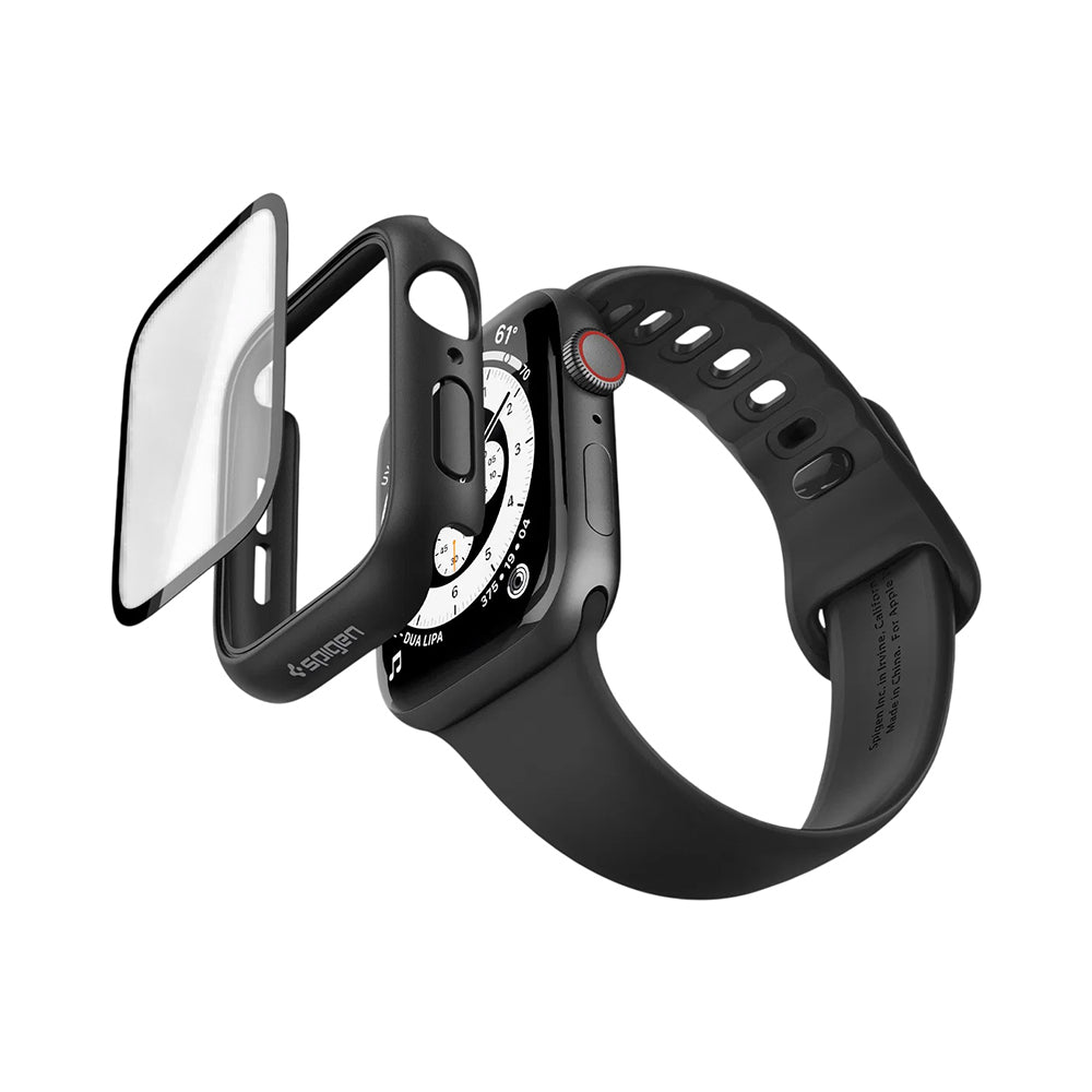 Husă Spigen Thin Fit 360 cu sticlă de protecție integrată Apple Watch SE / 6 / 5 / 4 (44 mm) – imagine 3