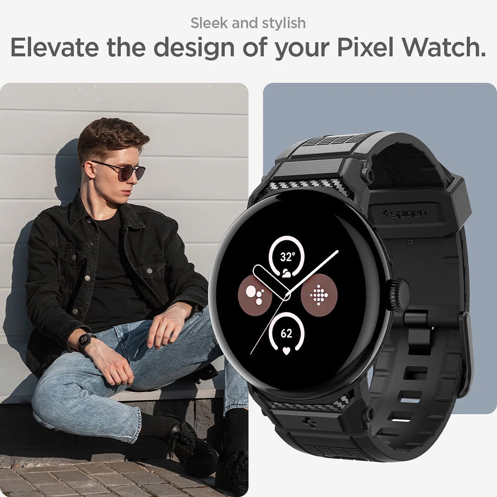 Curea sport Spigen Rugged Band Google Pixel Watch 5 / 4 / 3 (45 mm) – imagine 7