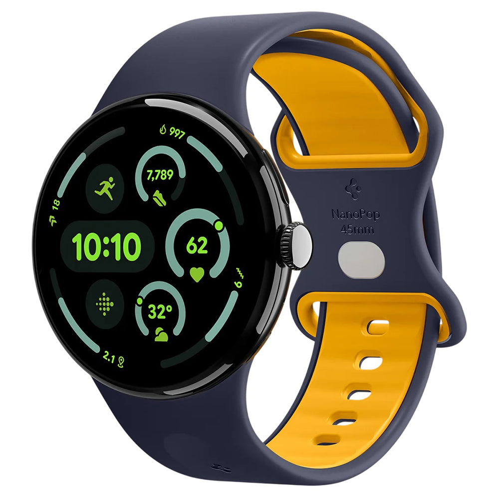 Curea din silicon Spigen Nano Pop Google Pixel Watch 5 / 4 / 3 / 2 / 1 (41 mm) – Bleumarin (Blueberry Navy) – imagine 8