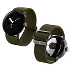 Curea textilă Spigen Lite Fit Google Pixel Watch 5 / 4 / 3 / 2 / 1 (41 mm) – Kaki – imagine 8