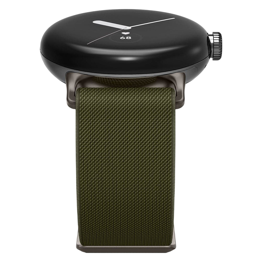 Curea textilă Spigen Lite Fit Google Pixel Watch 5 / 4 / 3 / 2 / 1 (41 mm) – Kaki – imagine 10