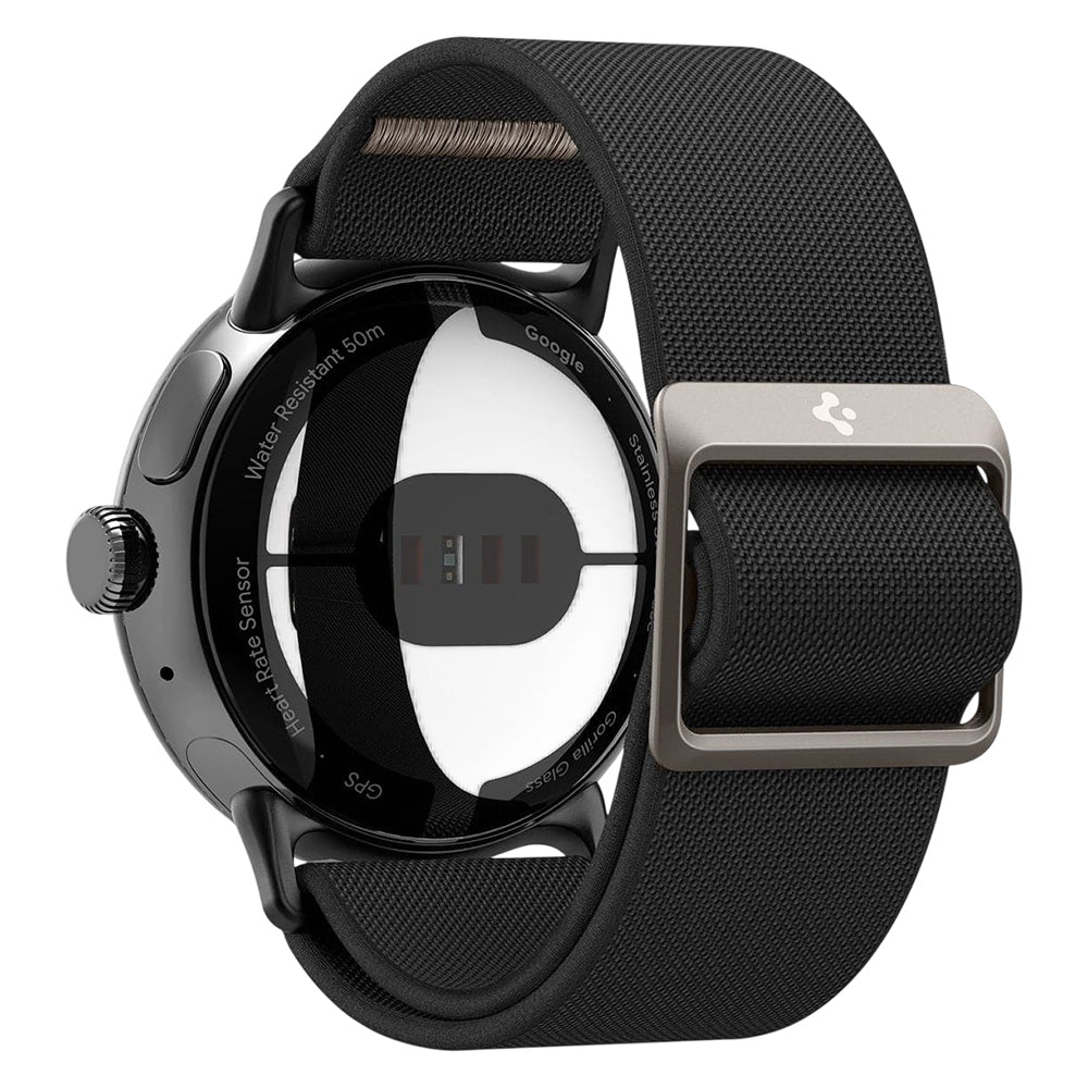 Curea textilă Spigen Lite Fit Google Pixel Watch 5 / 4 / 3 / 2 / 1 (41 mm) – Negru – imagine 16