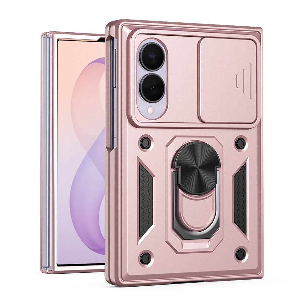 Husă Techsuit CamShield Galaxy Z Fold8 – Auriu roz – imagine 5