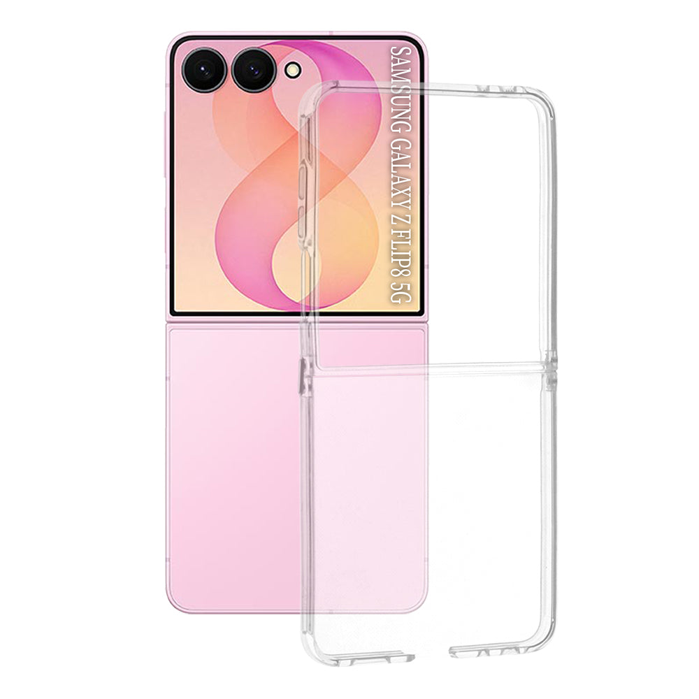 Husă transparentă Techsuit Clear Silicone Galaxy Z Flip8 / Z Flip7 – imagine 1